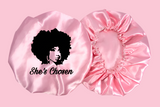 Hot Pink “She’s Chosen” Bonnet(ADJUSTABLE) YOUTH